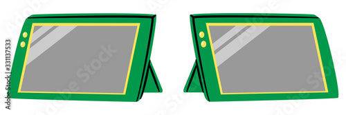 illustration of tablet for children