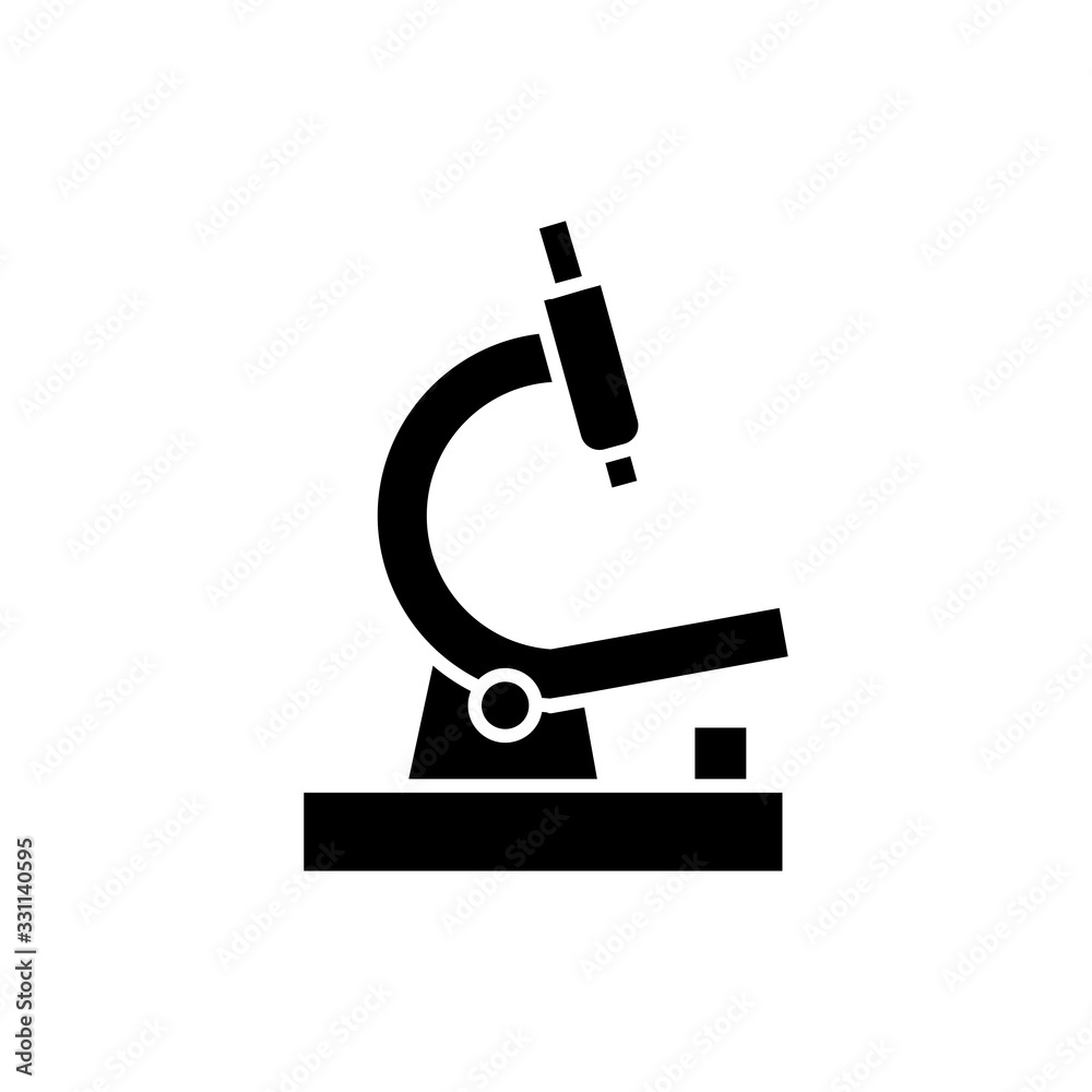 Microscope icon vector design template Microscope icon vector design template
