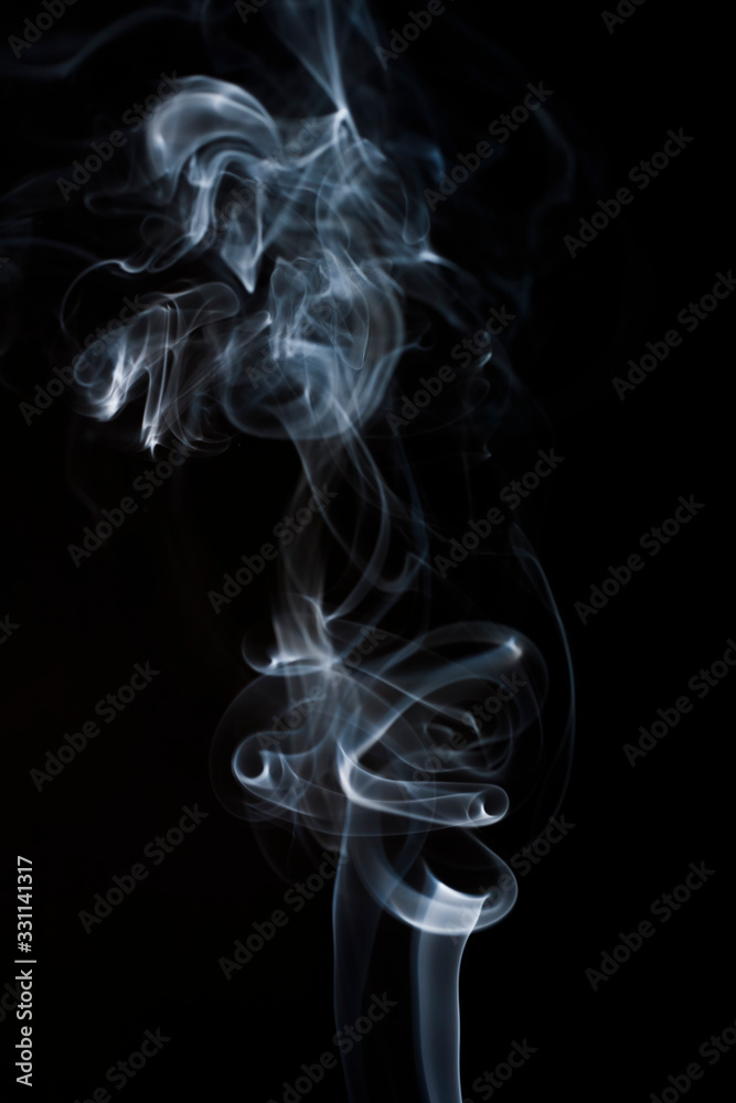 Abstract smoke on black background for designs. Abstract smoke on black background for designs.
