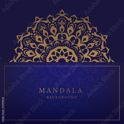 Creative luxury decorative mandala background