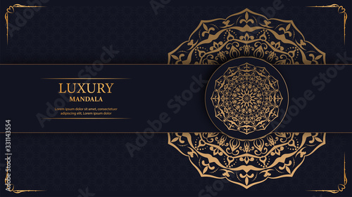Creative luxury decorative mandala background