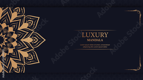 Creative luxury decorative mandala background