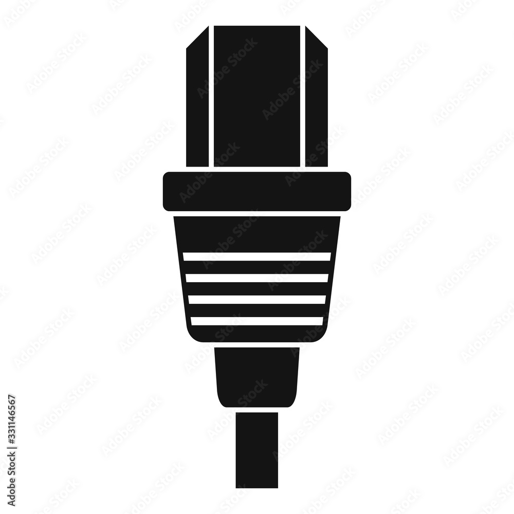Electric power cable icon. Simple illustration of electric power cable vector icon for web design isolated on white background Electric power cable icon. Simple illustration of electric power cable vector icon for web design isolated on white background