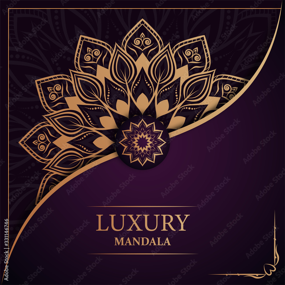 Creative luxury decorative mandala background Creative luxury decorative mandala background
