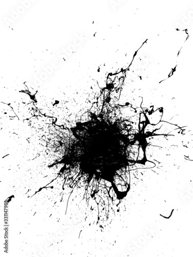 Grunge Distressed Splatter Splash © Grunge Designs