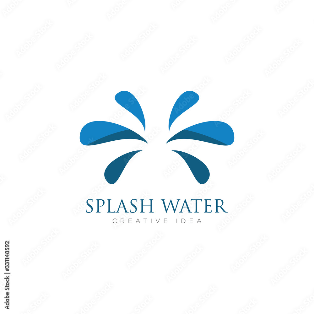 Drop Water Logo Icon Design Vector