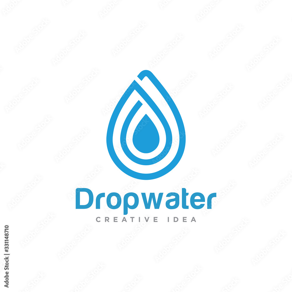 Drop Water Logo Icon Design Vector Drop Water Logo Icon Design Vector