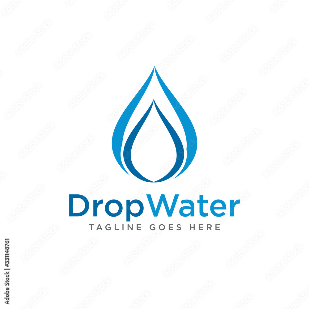 Drop Water Logo Icon Design Vector Drop Water Logo Icon Design Vector