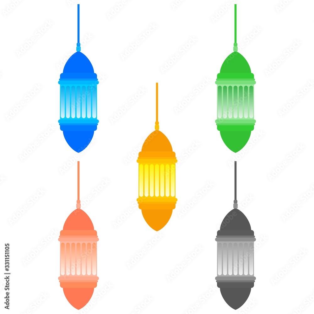 Ramadan Lantern Design in Set for Creative Concept of Islamic Celebration. Ramadan Lantern Design in Set for Creative Concept of Islamic Celebration.