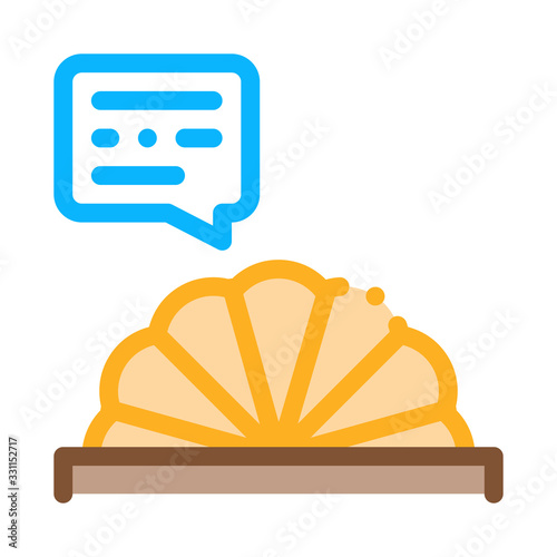 Prompter Icon Vector. Outline Prompter Sign. Isolated Contour Symbol Illustration
