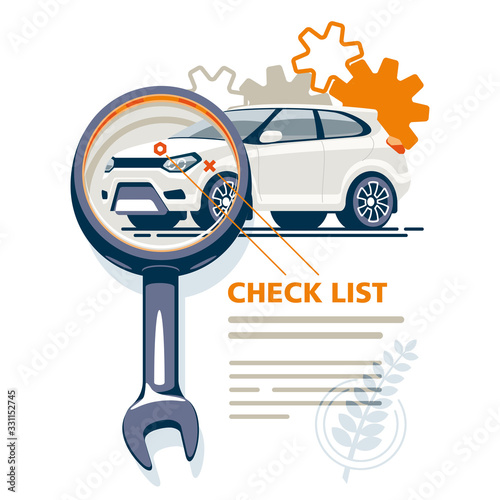 The diagnostic station detects car faults, draws up a checklist of all breakdowns and analyzes the state of the transport.