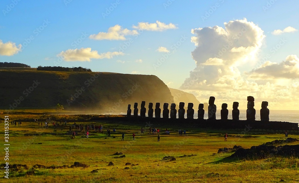 South America, Chile, Archipelago Polynesia, Easter Island