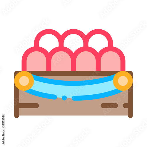 Lodge Spectators Icon Vector. Outline Lodge Spectators Sign. Isolated Contour Symbol Illustration