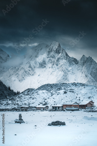 mighty Himalayas in Nepal photo