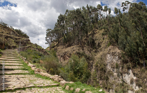 Sacsayhuam  n. Stairs Peru. Cusco