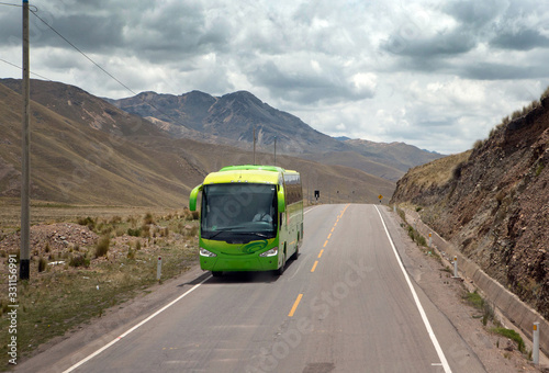 Highway Peru. Travelling. Road © A