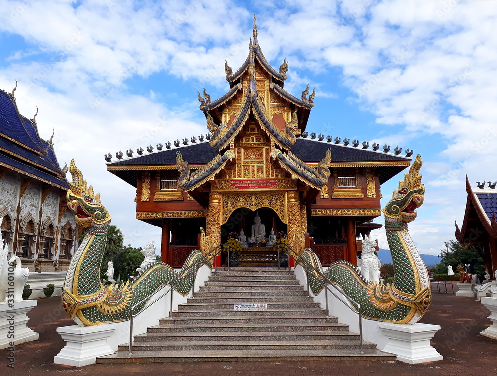 Wat Ban Den Tempel, Mae Taeng, Chiang Mai, Thailand