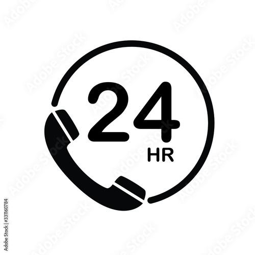 twenty four hour service sign