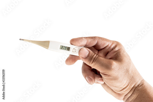 thermometer for measuring body temperature in cases of hand sickness, high fever, fever, viral infections and flu cold