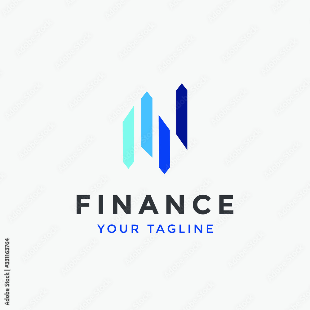 Financial Advisors Market Charts Logo design abstract vector template. Finance company Logotype concept Financial Advisors Market Charts Logo design abstract vector template. Finance company Logotype concept