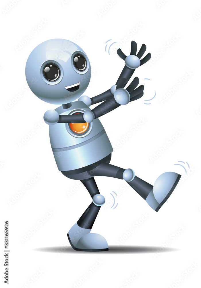 robot with phone