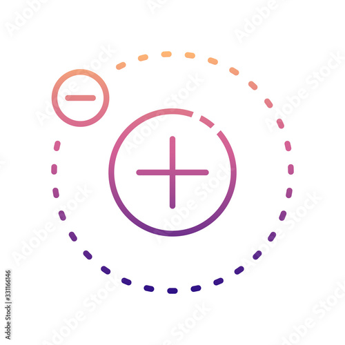 electron nolan icon. Simple thin line, outline vector of Scientifics study icons for ui and ux, website or mobile application