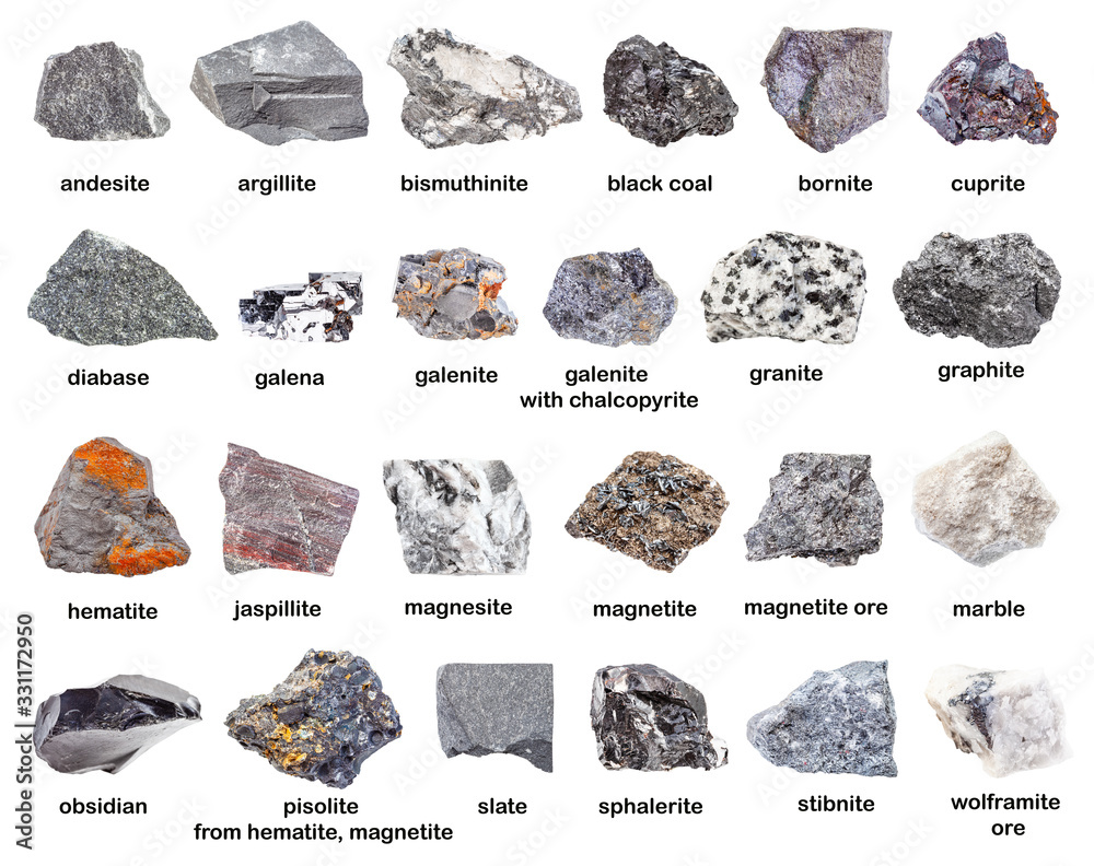 Things Rocks Name Rocks And Minerals With Names