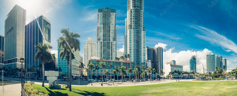 Fototapeta premium view of miami