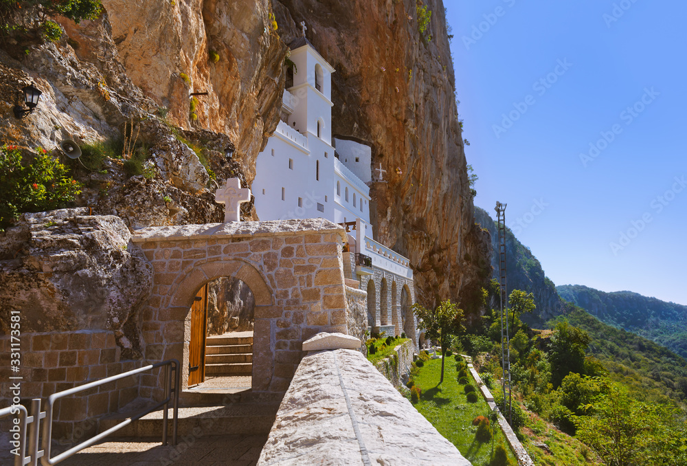 Ostrog monastery - Montenegro - obrazy, fototapety, plakaty 