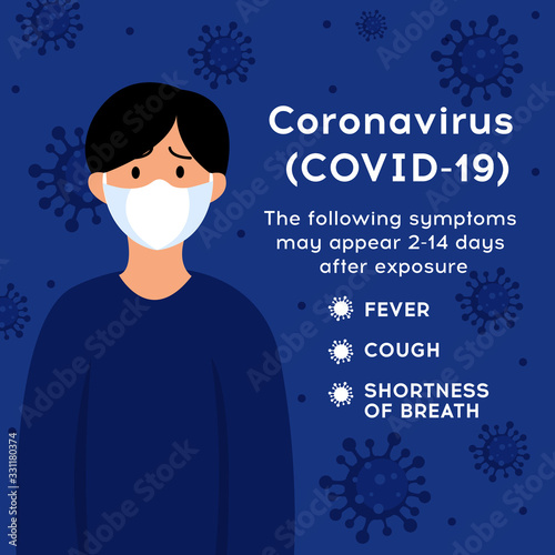 Concept of stop Wuhan Novel coronavirus outbreak