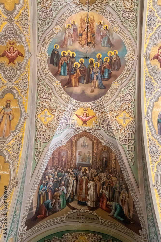 Obraz premium Interior of church in Kazan Kreml