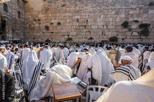 Blessing of the Cohen in Passover photo