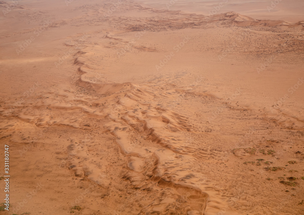Aerial picture of the landscape of the Namib Desert in western Namibia Aerial picture of the landscape of the Namib Desert in western Namibia