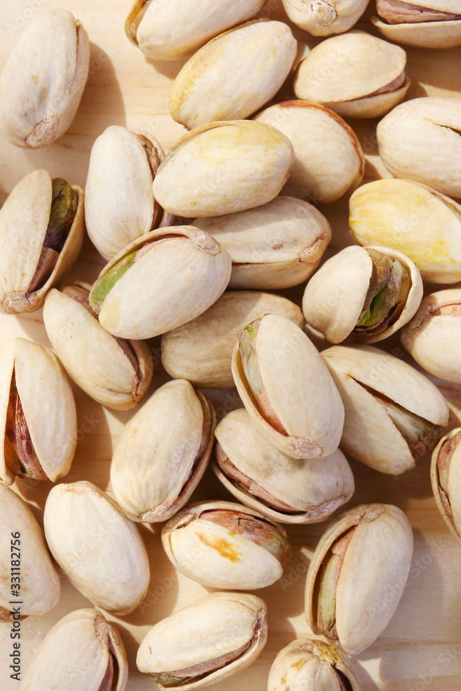 food background with roasted pistachio in details food background with roasted pistachio in details