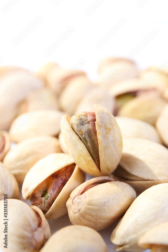 food background with roasted pistachio in details food background with roasted pistachio in details