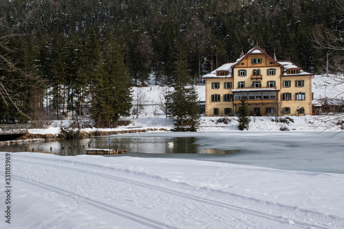 hotel on the lake