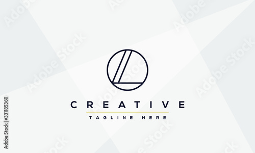 Abstract Monogram letter L Logo icon design concept. Minimalist L LL creative initial based Vector template. Graphic Alphabet Symbol for Corporate Business Company Identity.