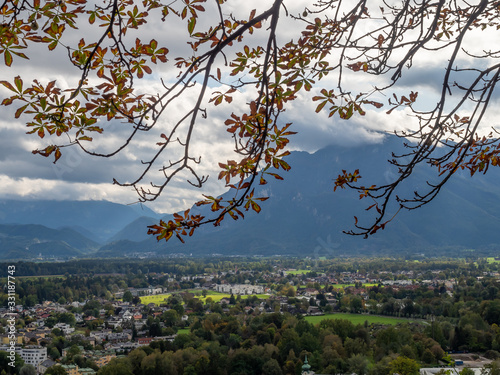 Leafy Nonntal is an affluent residential area known for medieval Stift Nonnberg, a hillside Benedictine monastery with 12th-century frescoes. photo