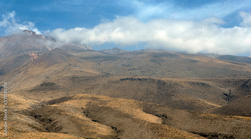 Highlands Peru Andes. Desert