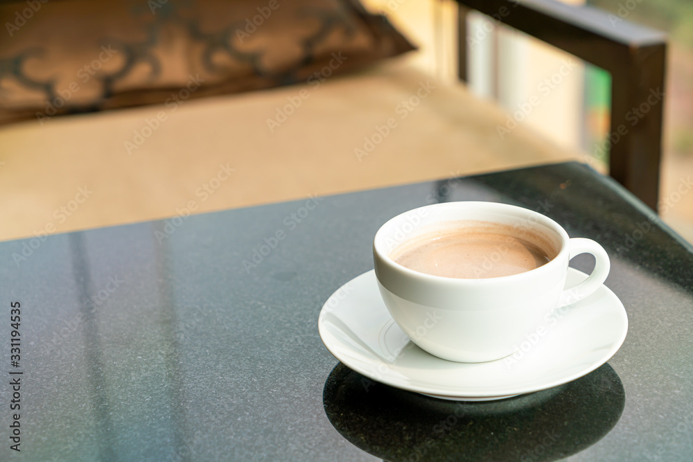 Obraz premium hot chocolate or cocoa cup
