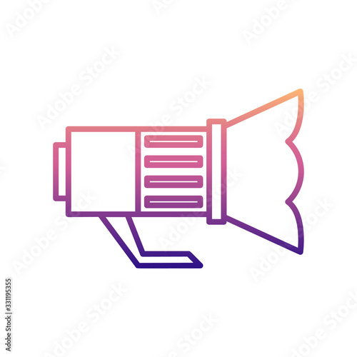 light for camera nolan icon. Simple thin line, outline vector of Spotlight icons for ui and ux, website or mobile application