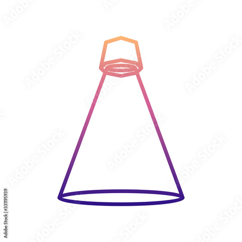 light for stage lighting nolan icon. Simple thin line, outline vector of Spotlight icons for ui and ux, website or mobile application
