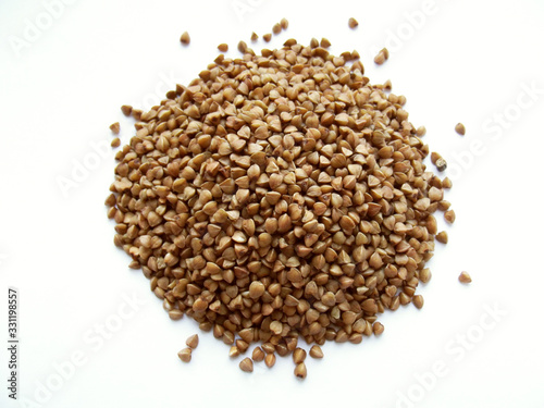 Dry buckwheat heap.