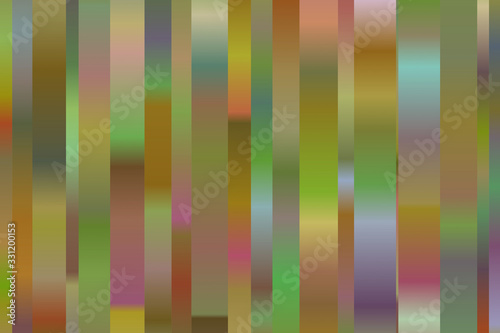 Green, yellow, purple and brown stripes or line abstract vector background. Simple pattern.