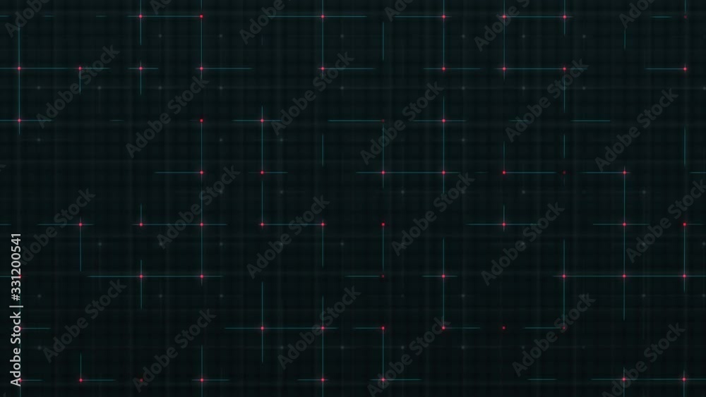 Abstract digital glowing blue mesh with red dotted connection on black background. Technology and communication concept. Computer graphic sci-fi futuristic backdrop 4K motion footage animation video. Abstract digital glowing blue mesh with red dotted connection on black background. Technology and communication concept. Computer graphic sci-fi futuristic backdrop 4K motion footage animation video.