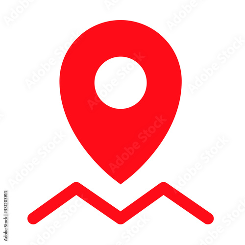 Map pointer, location icon