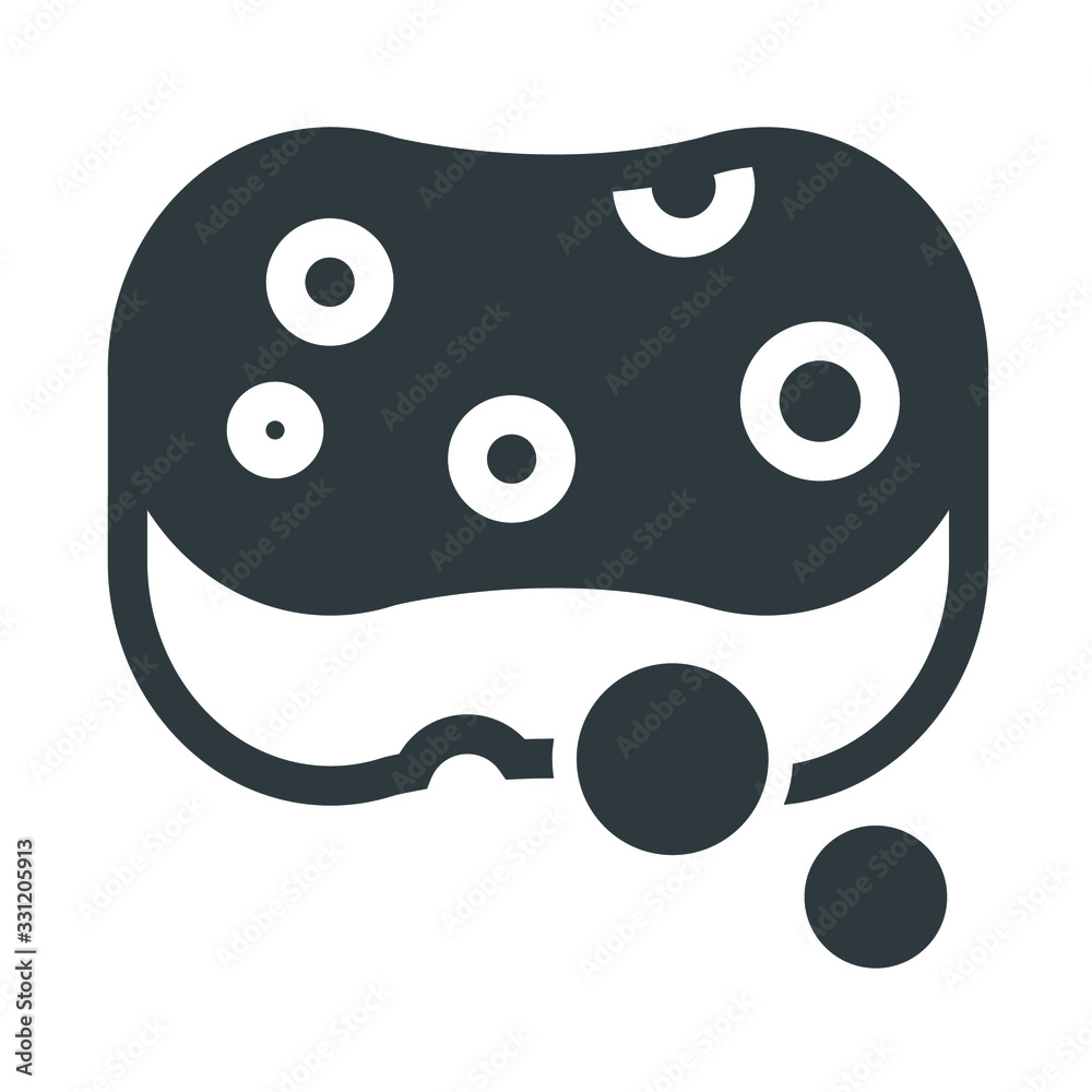 sponge black icons on white background sponge black icons on white background