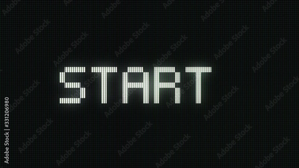 Start Digital Animation Text Background Start Digital Animation Text Background