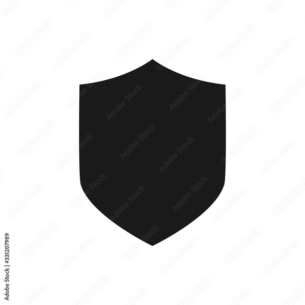 flat design shield icon vector logo template flat design shield icon vector logo template