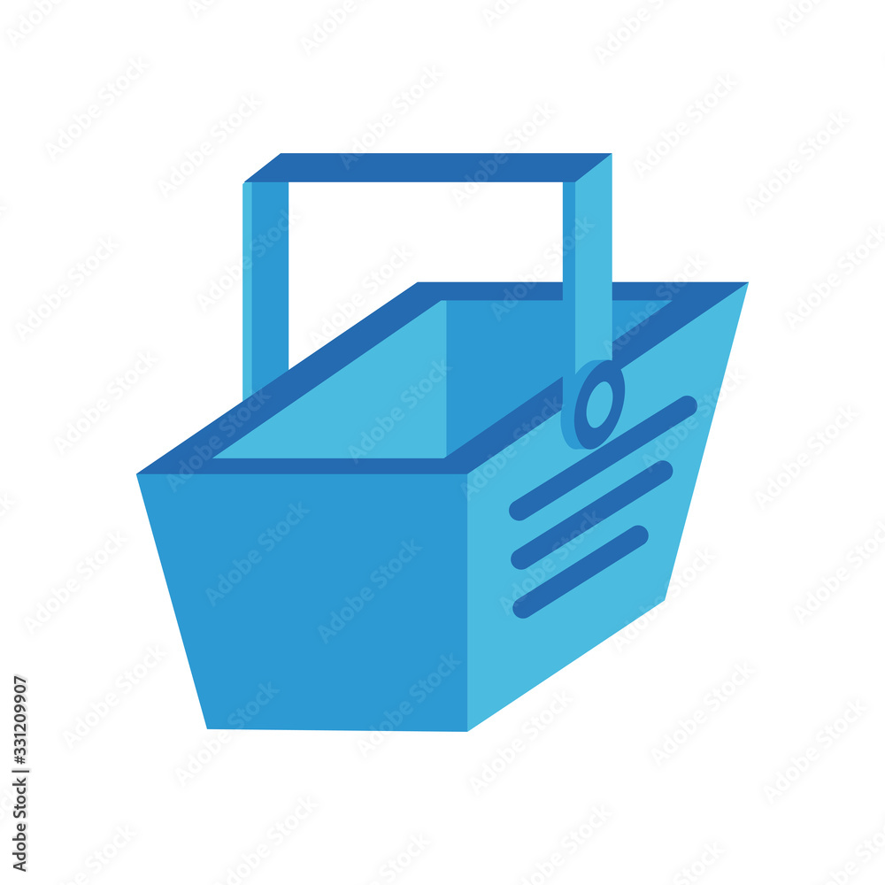 shopping basket commerce isometric style icon shopping basket commerce isometric style icon